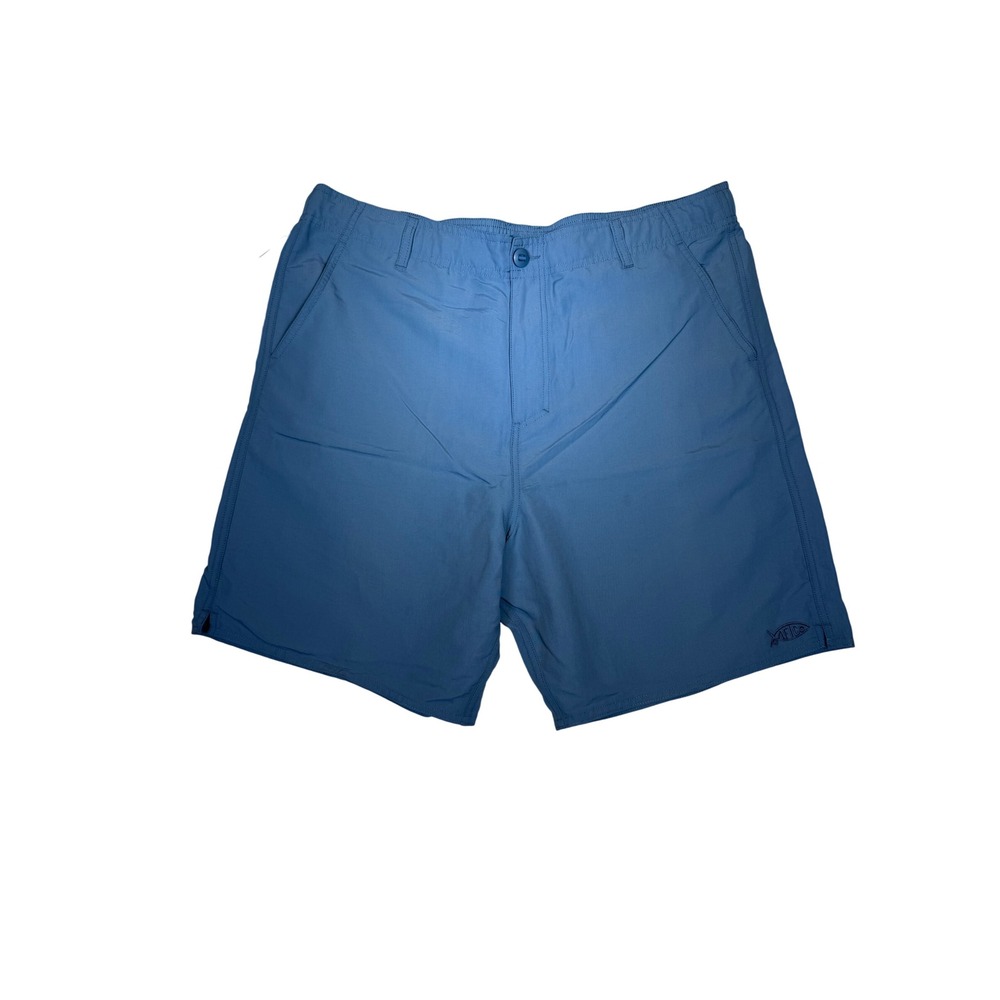 AFTCO Mens Blue American Fishing Tackle Co Shorts Size 36 8 Inseam NWT
